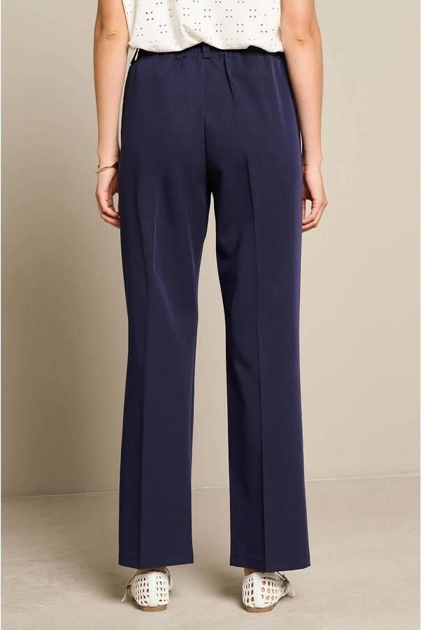 LOLALIZA regular fit broek donkerblauw - Foto 3