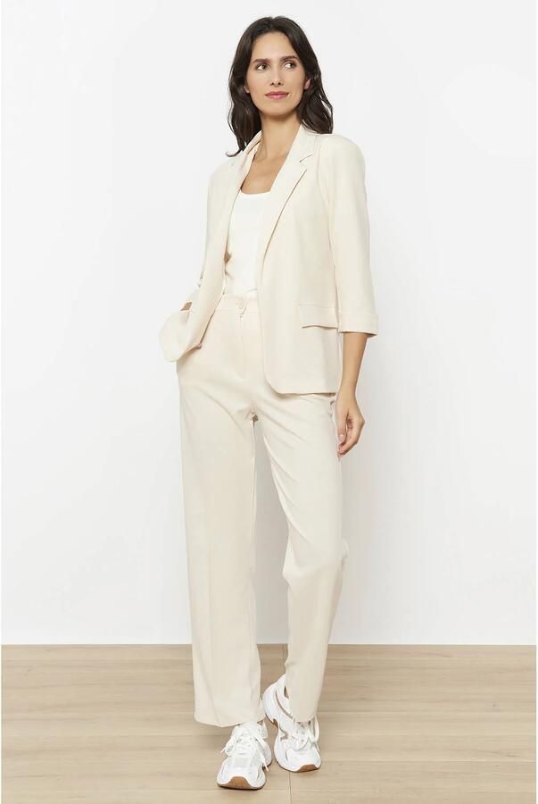 LOLALIZA regular waist pantalon ecru - Foto 1