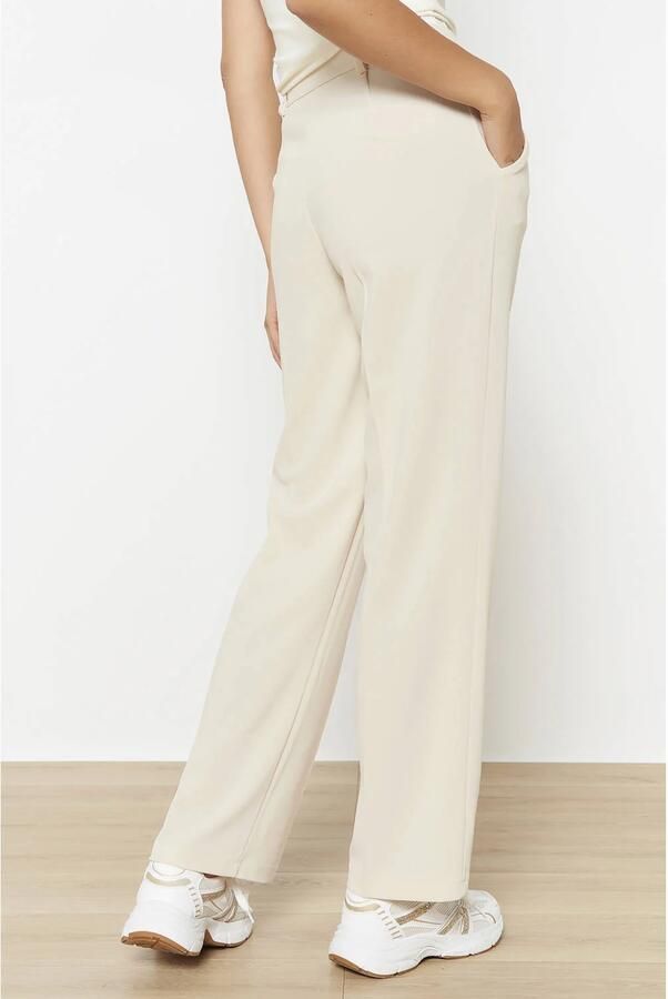 LOLALIZA regular waist pantalon ecru - Foto 2
