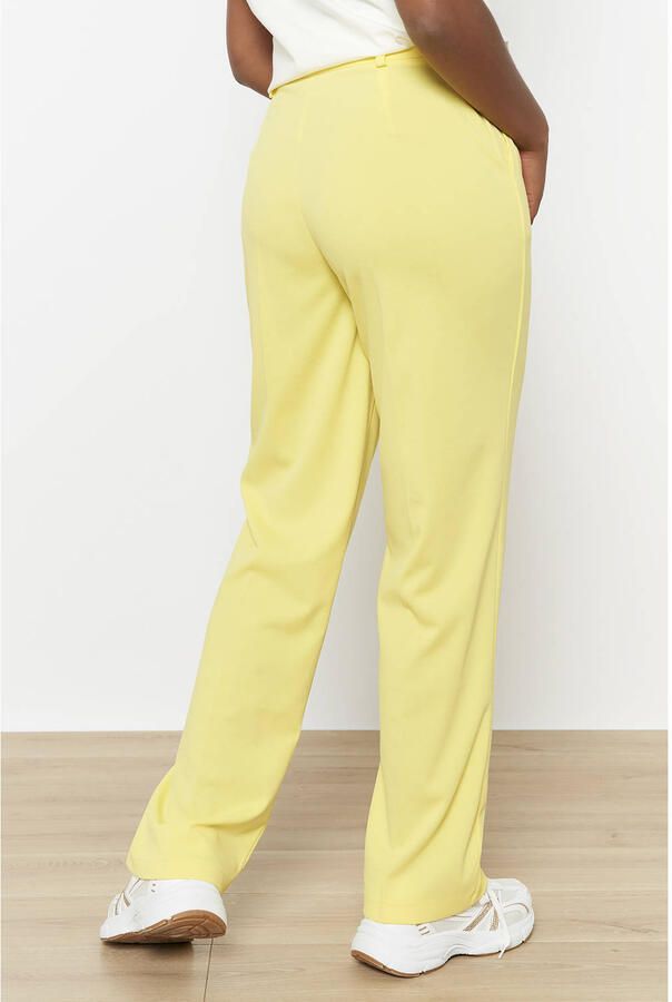 LOLALIZA regular waist pantalon geel - Foto 3