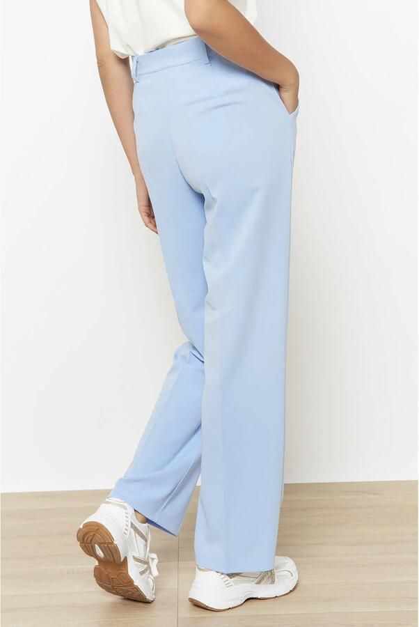 LOLALIZA regular waist pantalon lichtblauw - Foto 3
