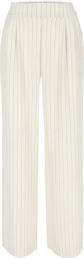 LOLALIZA Romy Monteiro x Wehkamp wide leg casual broek ecru