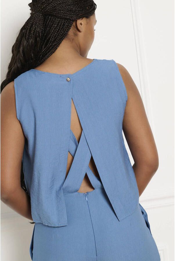 LOLALIZA Sanny x Wehkamp jumpsuit lichtblauw - Foto 3