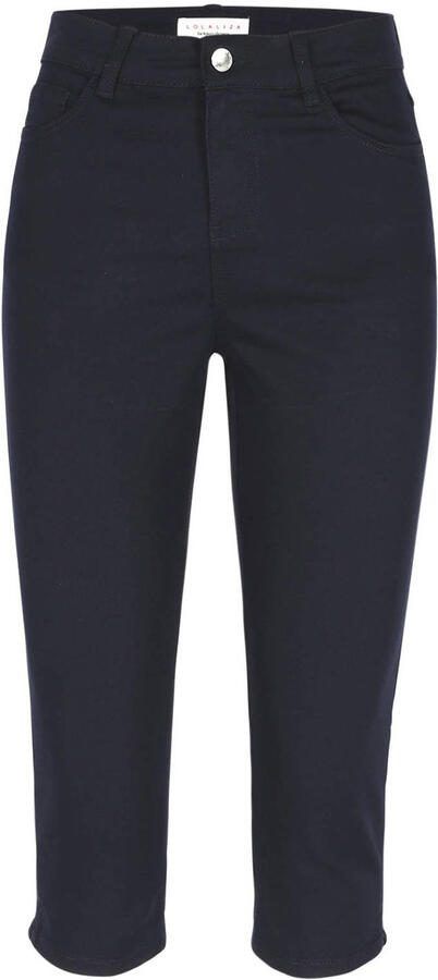 LOLALIZA skinny regular waist capri donkerblauw - Foto 2