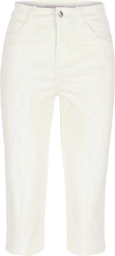LOLALIZA skinny regular waist capri ecru - Foto 3