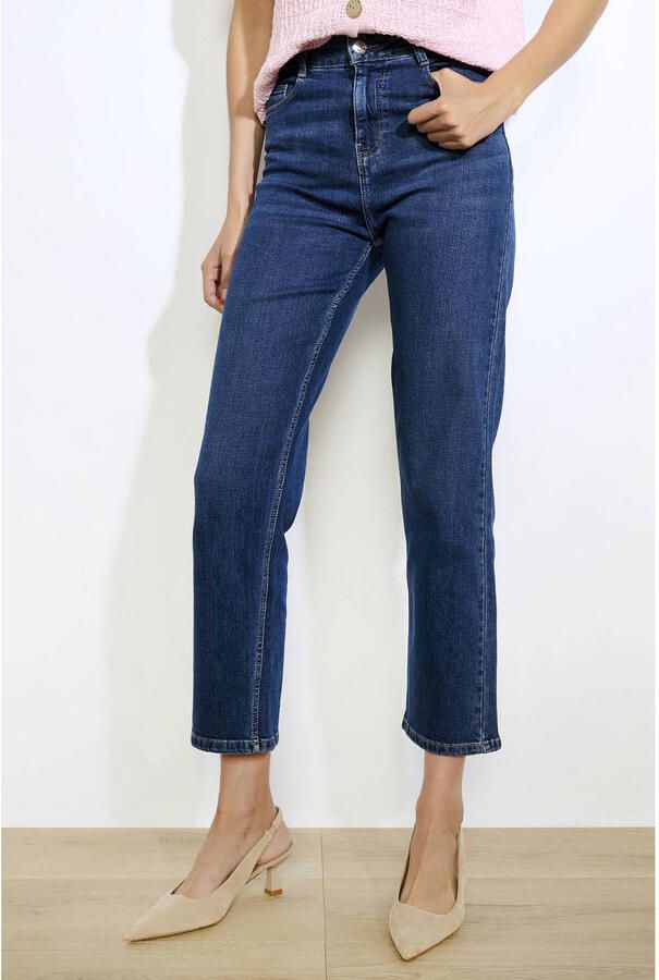 LOLALIZA slim fit jeans dark blue denim