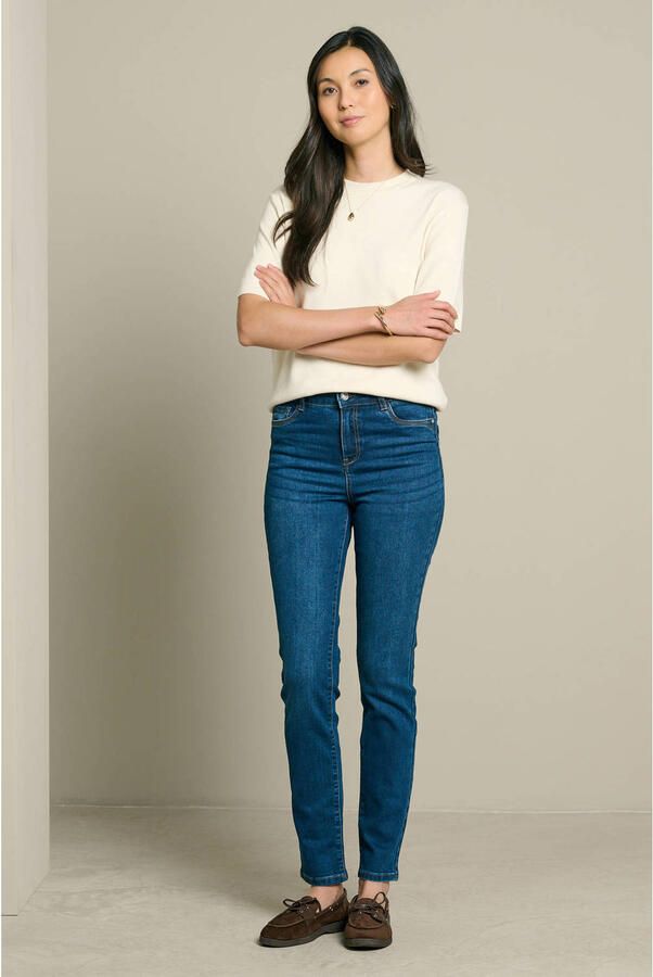 LOLALIZA slim fit jeans donkerblauw - Foto 3