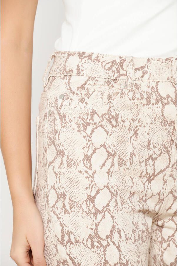 LOLALIZA slim regular waist casual broek beige - Foto 2