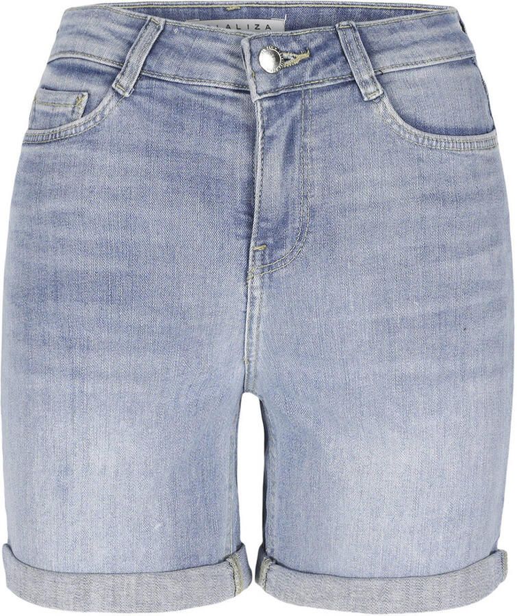 LOLALIZA slim regular waist short light blue denim - Foto 2