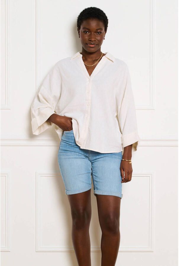 LOLALIZA slim regular waist short light blue denim
