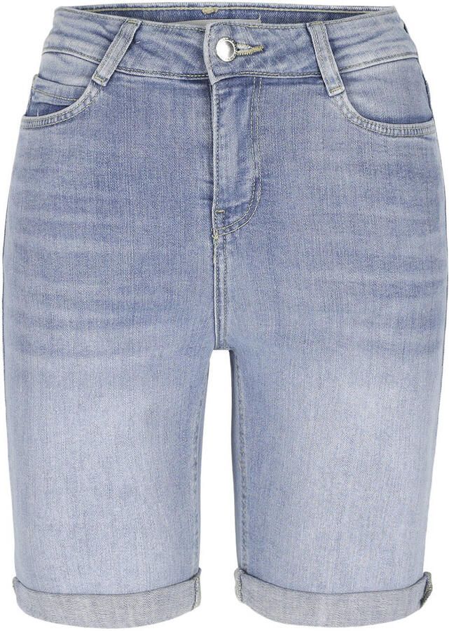 LOLALIZA slim regular waist short light blue denim - Foto 2