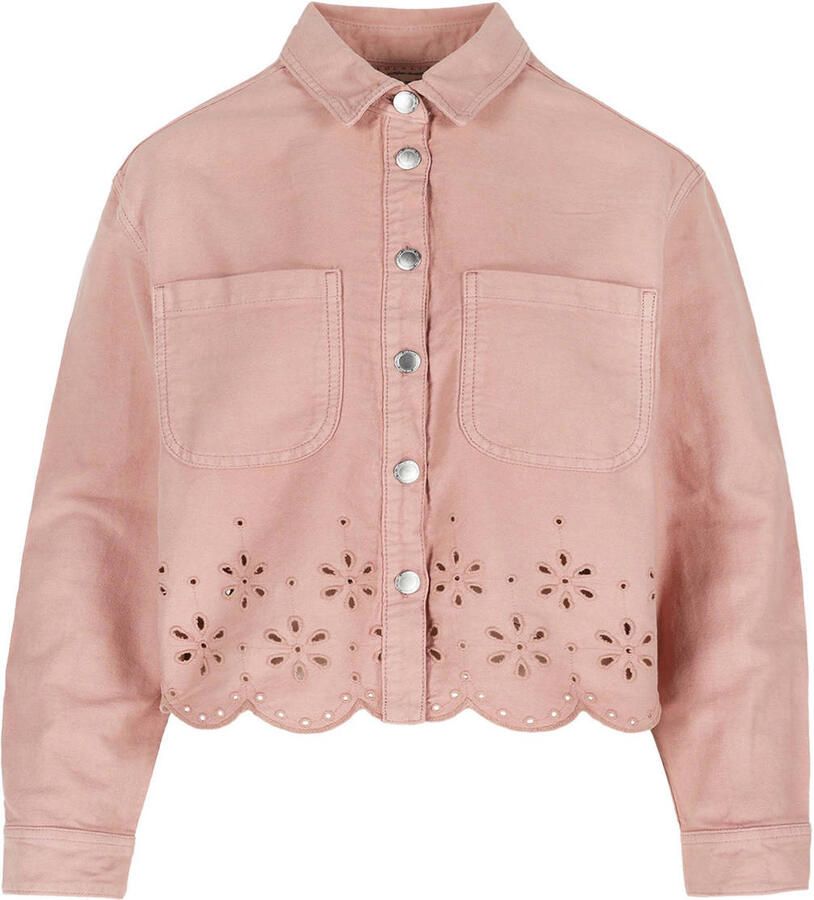 LOLALIZA spijkerjas broderie roze - Foto 2