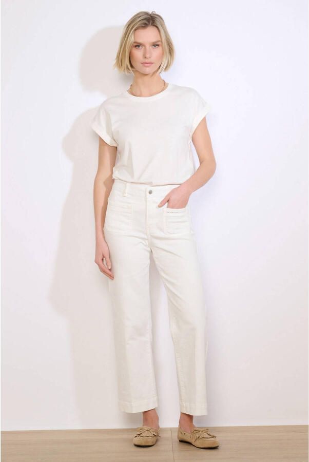LOLALIZA straight high waist broek ecru - Foto 3