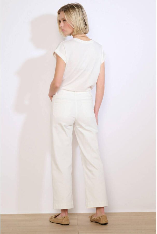 LOLALIZA straight high waist broek ecru - Foto 2