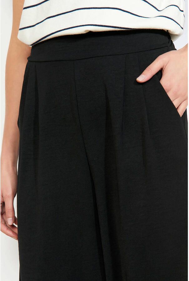 LOLALIZA straight high waist casual broek zwart - Foto 2