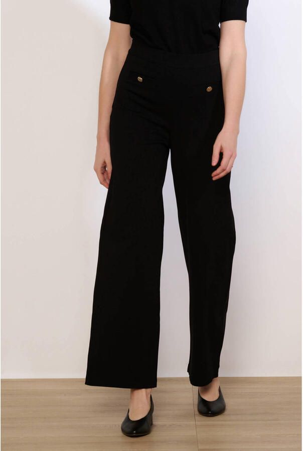 LOLALIZA straight high waist cropped broek