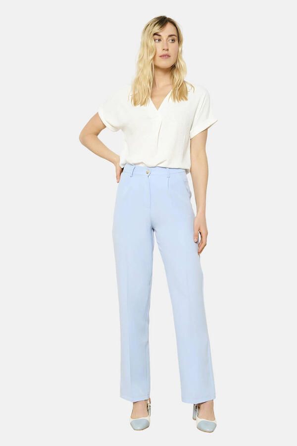 LOLALIZA straight high waist pantalon - Foto 2