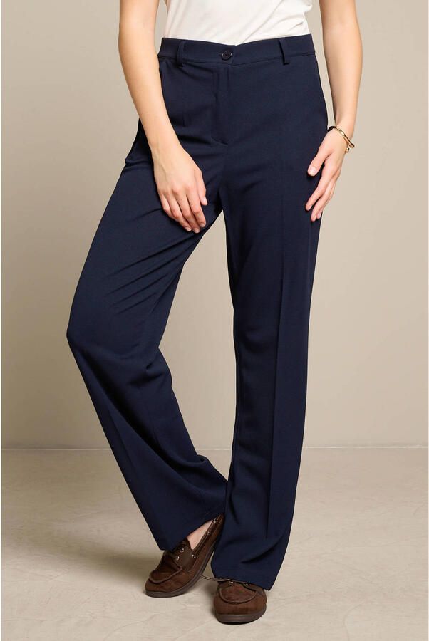 LOLALIZA straight leg broek blauw