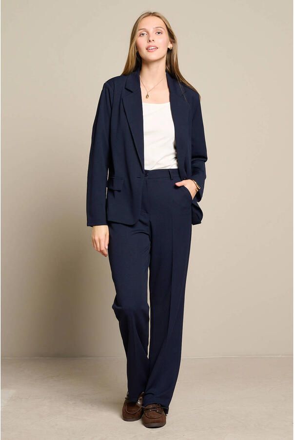 LOLALIZA straight leg broek blauw - Foto 3