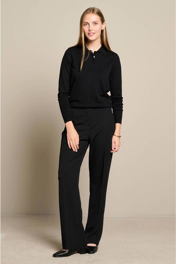 LOLALIZA straight leg broek zwart - Foto 3