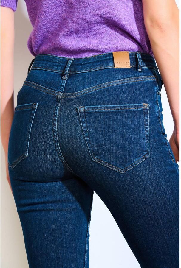 LOLALIZA straight leg jeans dark blue denim - Foto 2
