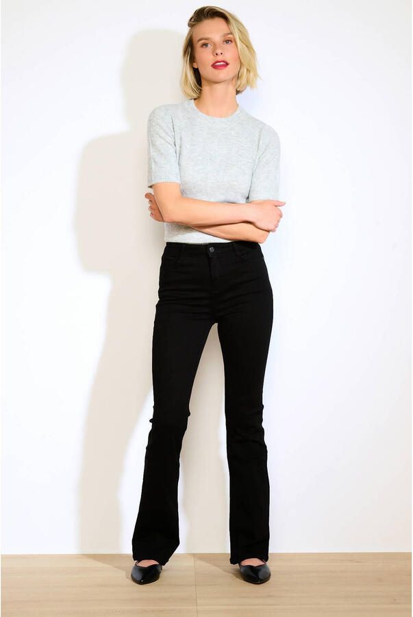 LOLALIZA straight leg jeans zwart