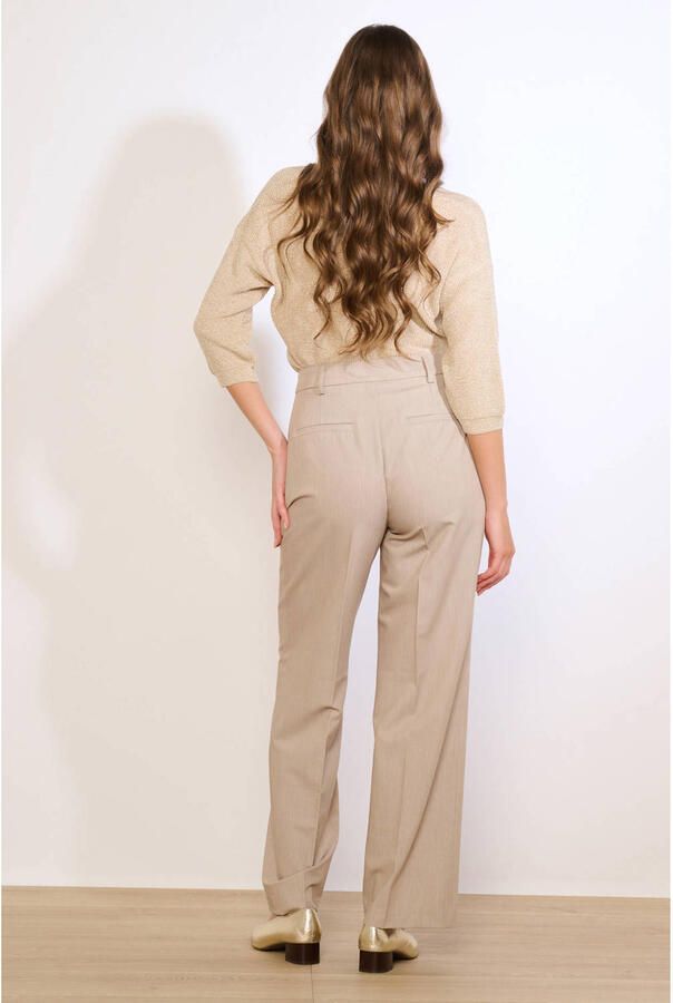 LOLALIZA straight regular waist pantalon beige - Foto 2