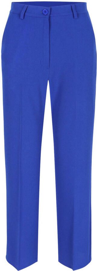LOLALIZA straight regular waist pantalon blauw