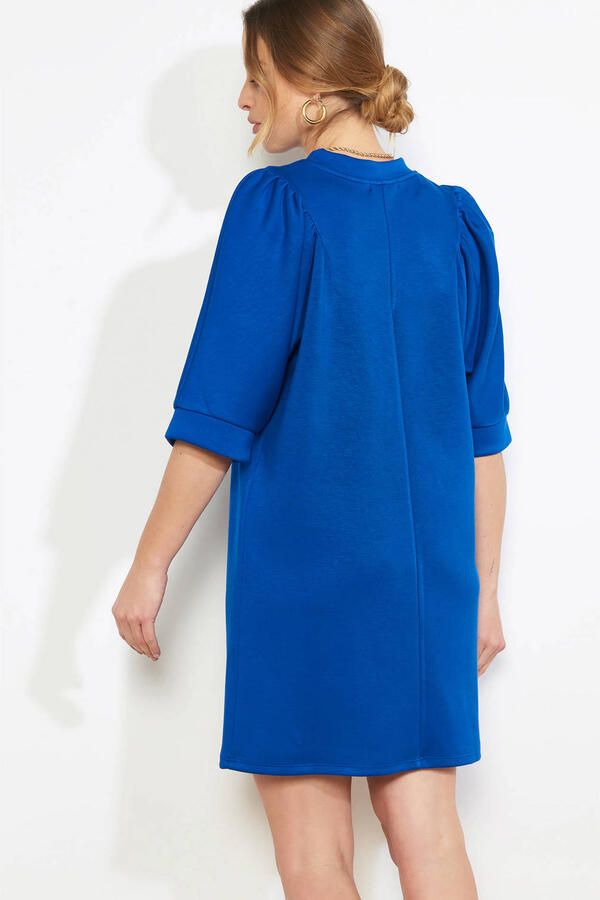 LOLALIZA sweatjurk blauw - Foto 2
