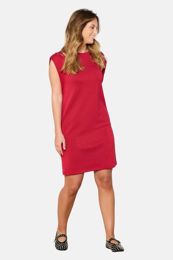 LOLALIZA sweatjurk rood - Foto 2