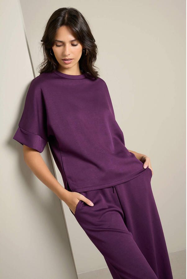 LOLALIZA T-shirt aubergine