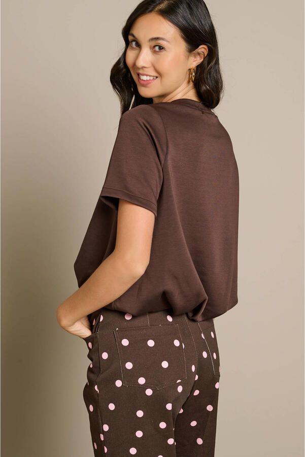 LOLALIZA T-shirt bruin - Foto 3
