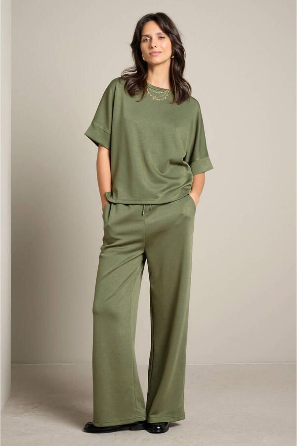 LOLALIZA T-shirt groen - Foto 3