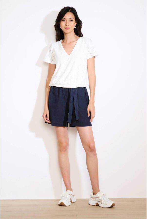 LOLALIZA T-shirt wit broderie - Foto 2