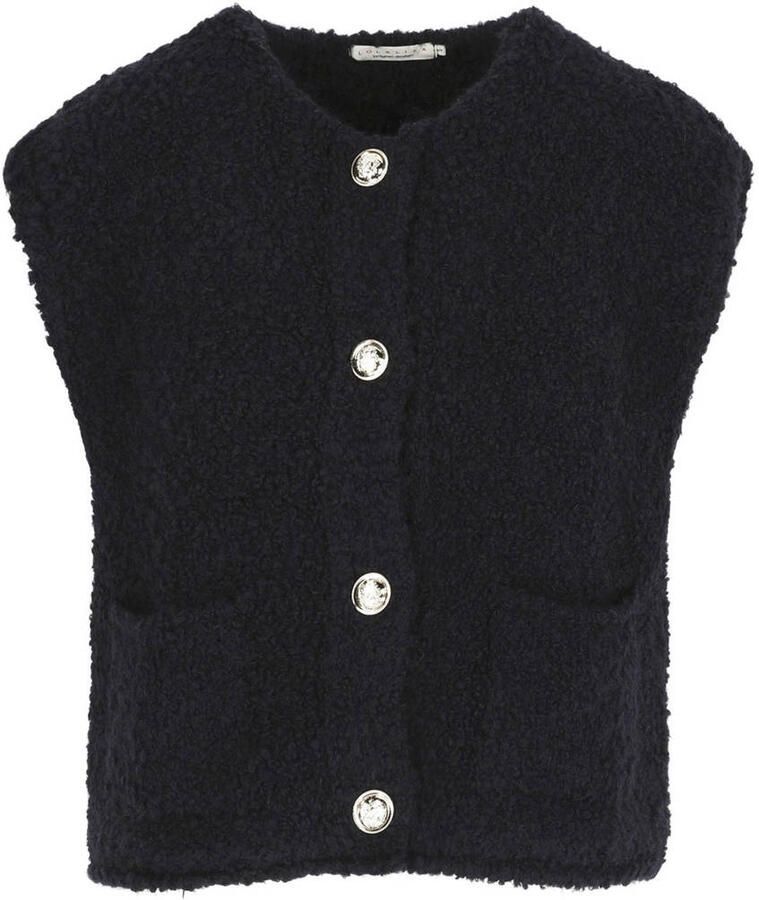 LOLALIZA teddy gilet donkerblauw - Foto 2