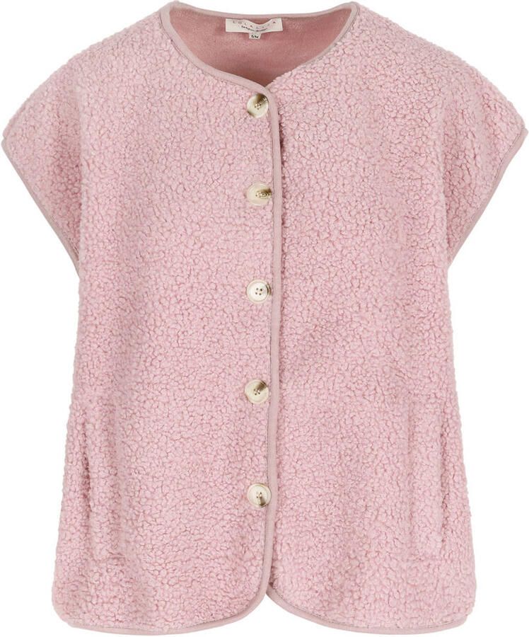 LOLALIZA teddy gilet lichtroze - Foto 2