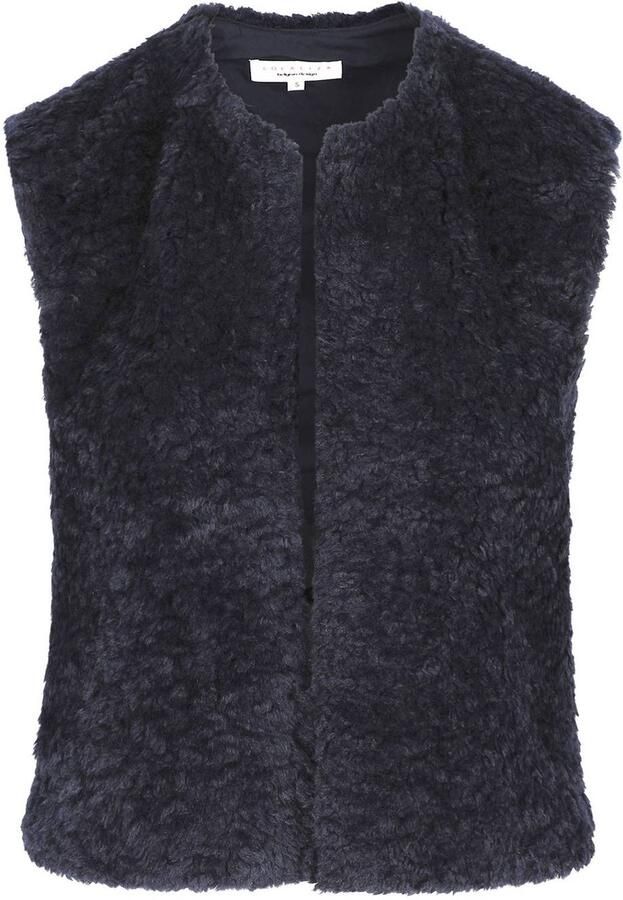 LOLALIZA teddy gilet marineblauw - Foto 3