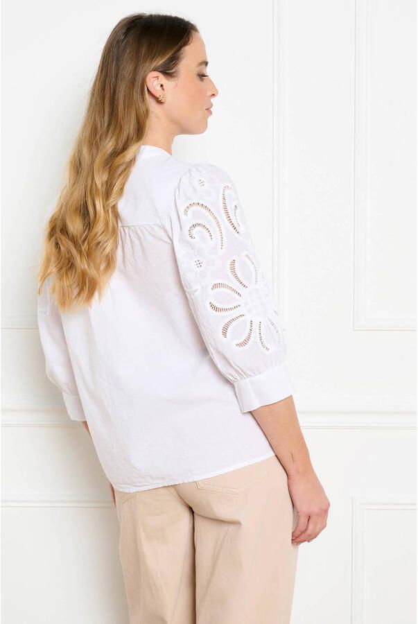 LOLALIZA top broderie ecru - Foto 3