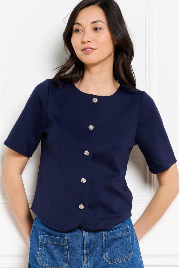 LOLALIZA top donkerblauw