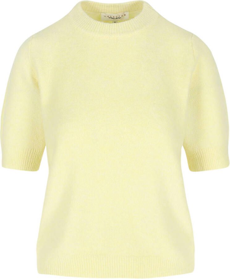 LOLALIZA top lichtgeel fijn gebreid - Foto 2