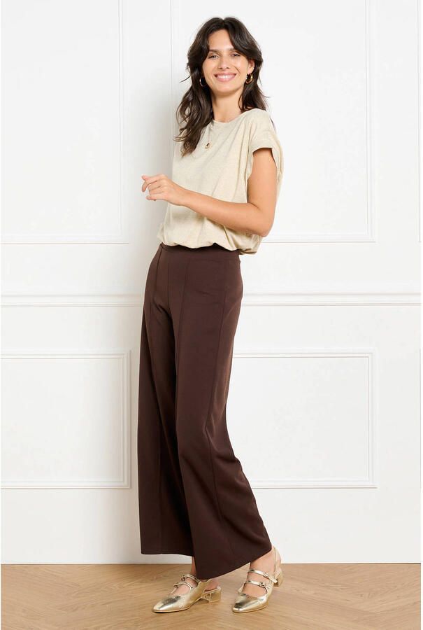 LOLALIZA top met glitters beige - Foto 2