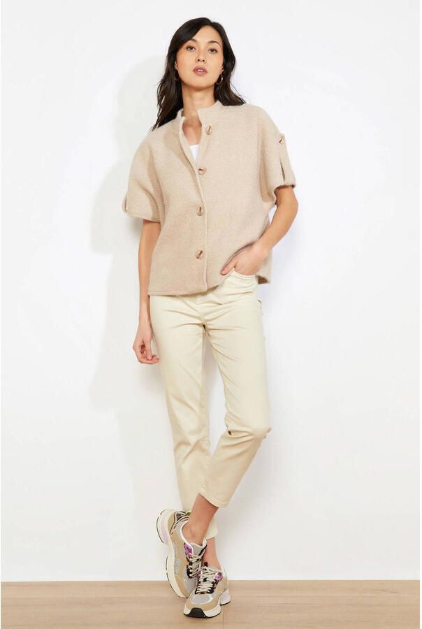 LOLALIZA vest beige gebreid - Foto 2