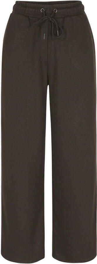 LOLALIZA wide leg broek bruin - Foto 3