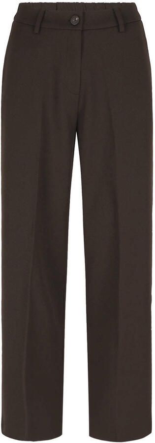 LOLALIZA wide leg broek bruin - Foto 3