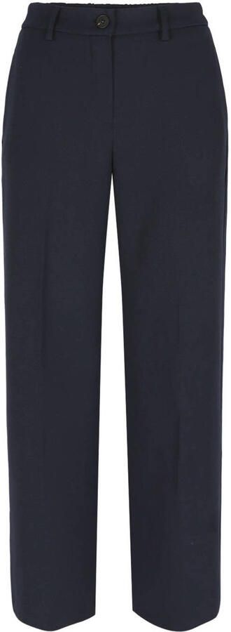 LOLALIZA wide leg broek donkerblauw - Foto 3