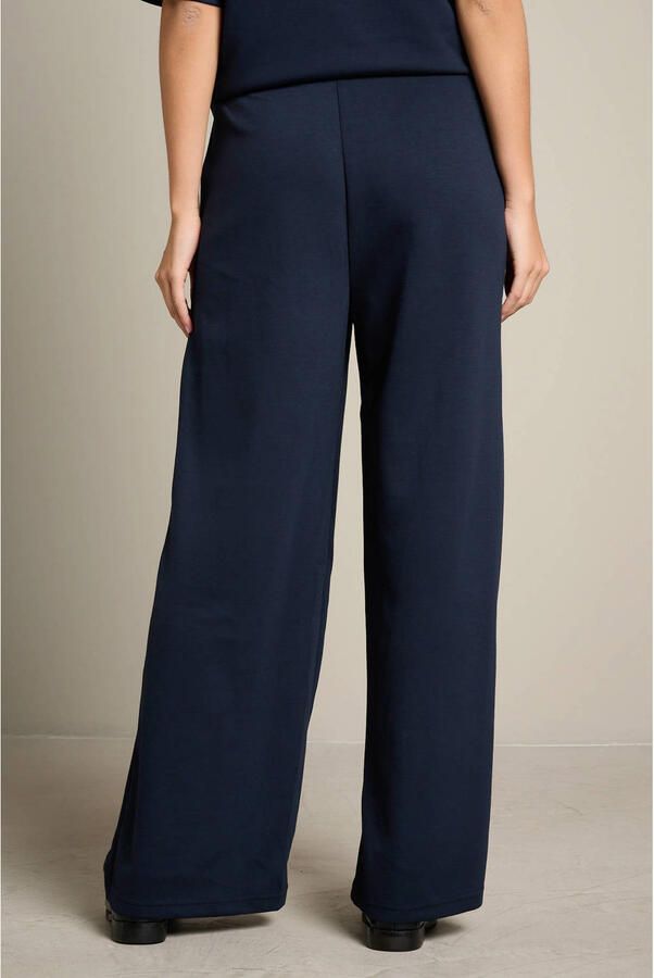 LOLALIZA wide leg broek donkerblauw - Foto 3