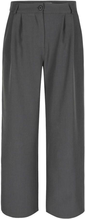 LOLALIZA wide leg broek grijs - Foto 3