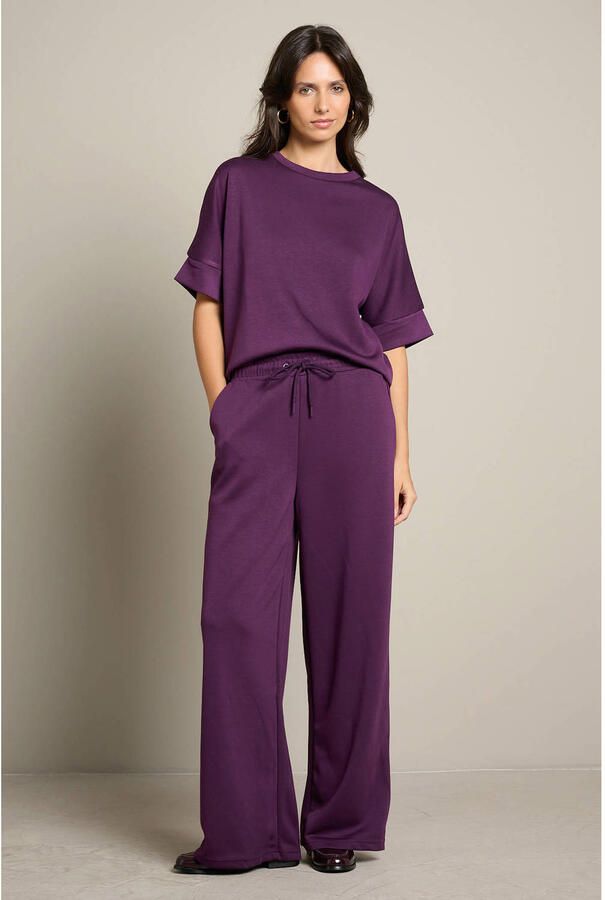 LOLALIZA wide leg broek paars