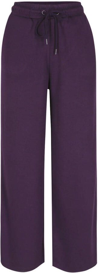 LOLALIZA wide leg broek paars - Foto 3