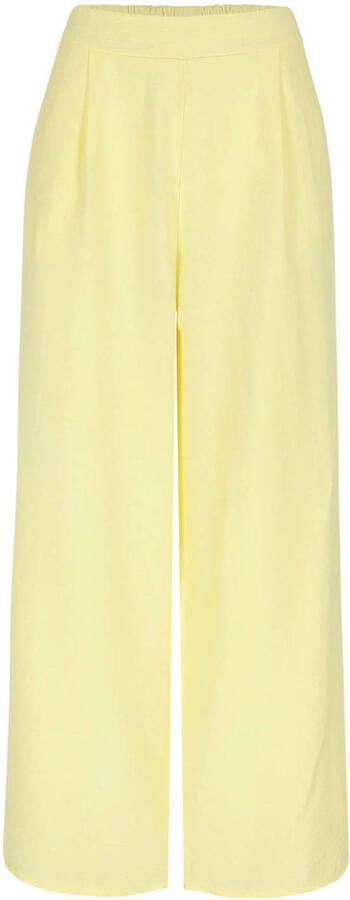 LOLALIZA wide leg fit broek geel - Foto 3